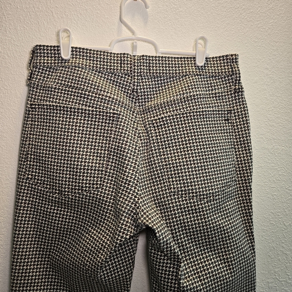 Madewell Houndstooth Kickout Ankle Crop Pants Size 30 Stretch - Picture 14 of 16